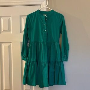 Green J.Crew Dress